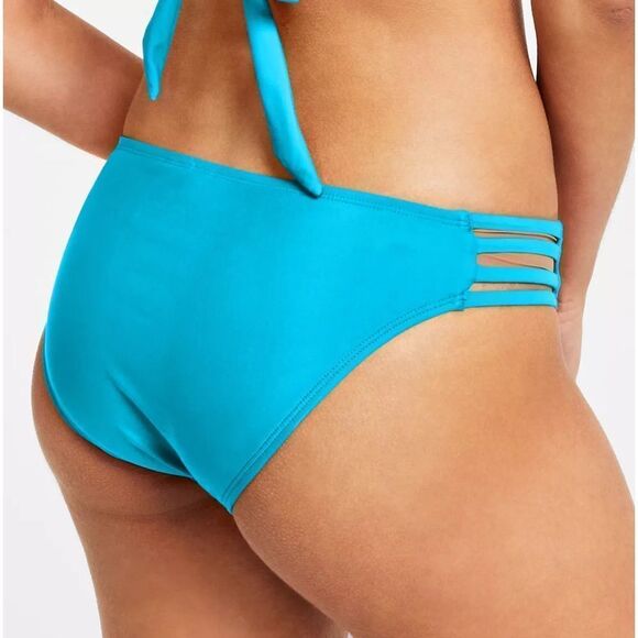 NWT SALT + COVE Juniors' Strappy Hipster Bikini Bottoms - Picture 3 of 6